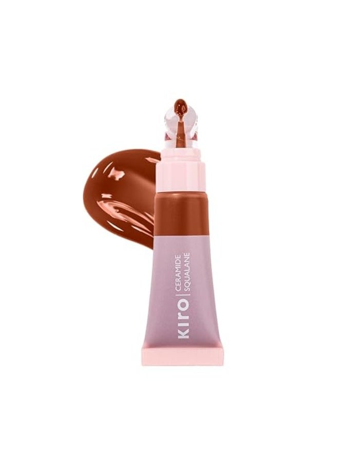 كيرو ملمع شفاه كيرو سيراميد دريب الملون - كراميل كوكيز، 2 غرام | بلسم مرطب لامع مع سيراميدات وسكوالين | لمسة نهائية لامعة، عناية مغذية ونباتية للشفاه - Image 1